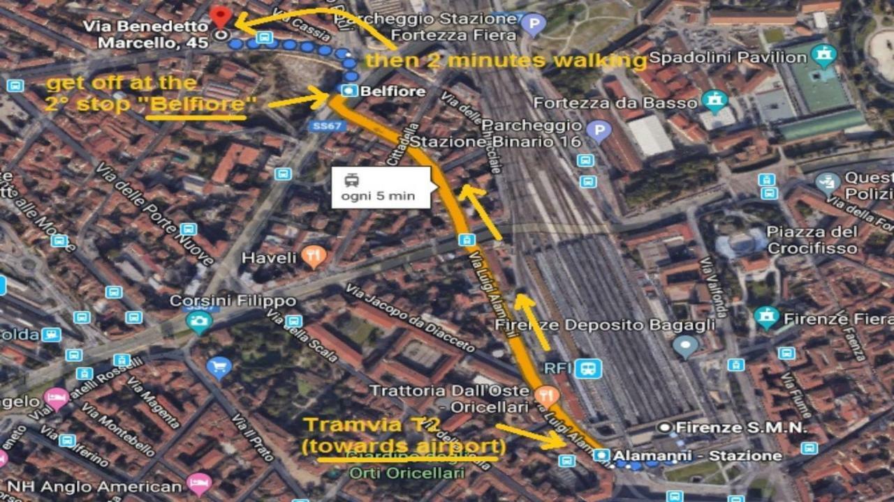 Apartamento Panoramic Luxury Little Penthouse Florencia Exterior foto